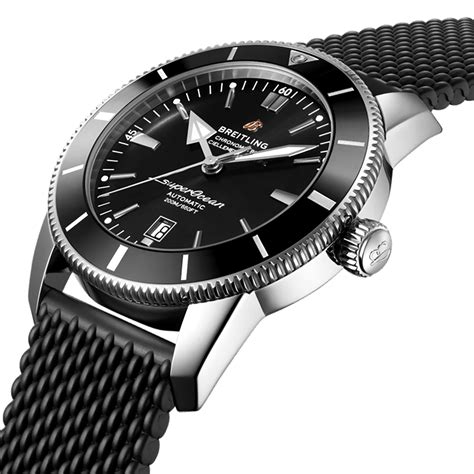 breitling superocean heritage rubber strap.